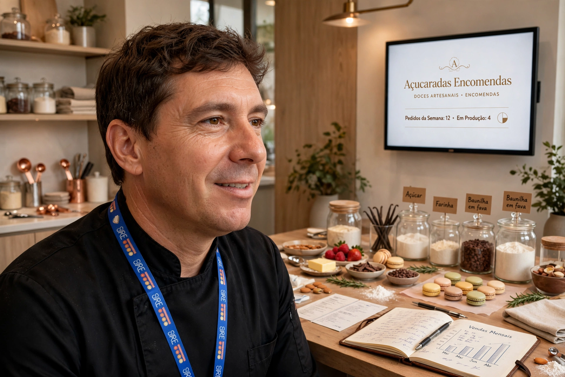 Chef Vantuil representando produtores